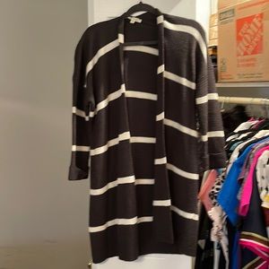 Mid thigh length cardigan. Lightweight and comfortable